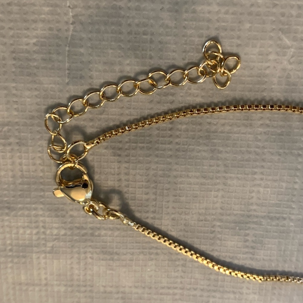 Letter “S” Pendant on Gold Colour Chain - Picture 3 of 3